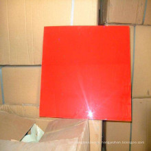 red glass sheets